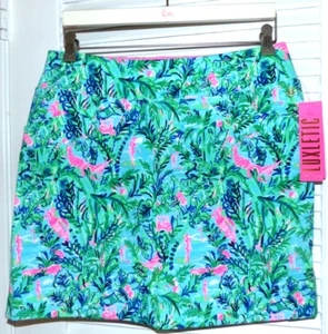 LILLY PULITZER Monica Golf Skort UPF 50+ "PAR FECTION" Size 12 NWT $108 - Picture 1 of 7