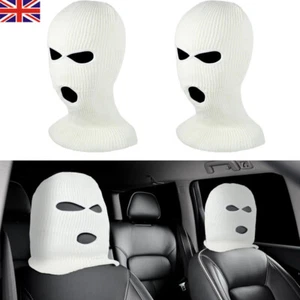 1/2pcs Auto Headrest Covers Car Front Seat Head Rest Funny Protective Covers - Picture 1 of 5