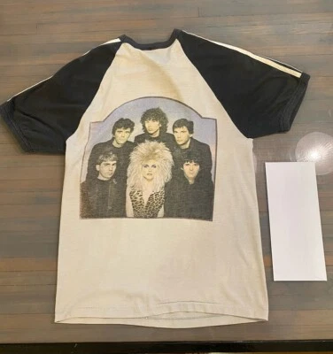 Camiseta De Colección 1982 Blondie Tracks Across America Band Tour Timbre Mujer M Hecha en EE. UU. Foto 1 de 4