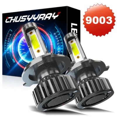 2PC 9003/H4 LED Headlight Bulbs Hi/Low 6000K For Toyota RAV4 1996 1997 2001-2005 - Image 1 of 4