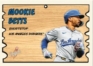 2024 TOPPS 59 WACKY PLAKS MLB CARD THROWBACK SET 21 LA DODGERS MOOKIE BETTS #62 - Picture 1 of 1