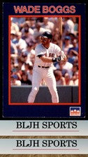 1990 Starline Long John Silver #6 Wade Boggs Boston Red Sox (A)