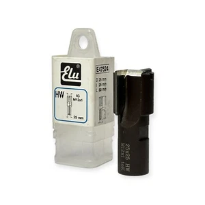 Elu E47524 HM D:25 mm taglierina per due flauti dritti M12x1 mm gambo filettato - Foto 1 di 6