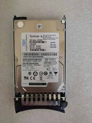 90Y8926 90Y8927 IBM / Lenovo 146GB 15K 6GBPS SAS 2.5 G2 HDD 90Y8930 HARD DRIVE - Image 1 of 3