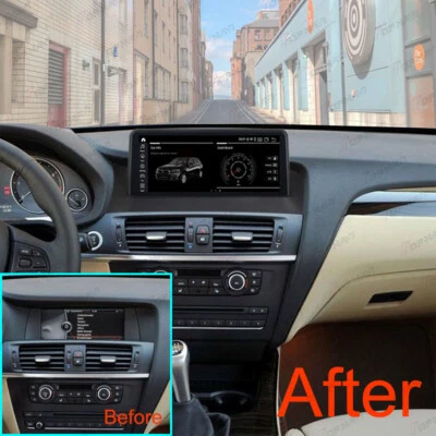 10.25"HD Car Media Player for BMW X3 F25 X4 F26 2010-2012 GPS Navigation DSP 360 - Image 1 of 4