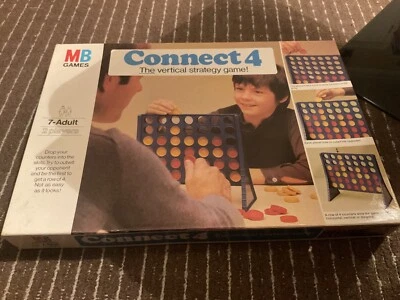 Connect 4 Four in a row MB Games 1976 Strategy Game - Image 1 of 4