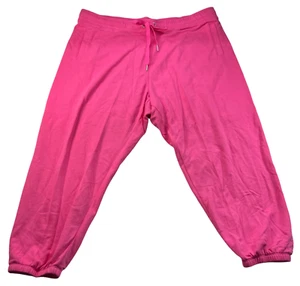 Calvin Klein Sweatpants Womens Plus Size 3X Pink Pockets Elastic Waist New - Picture 1 of 7