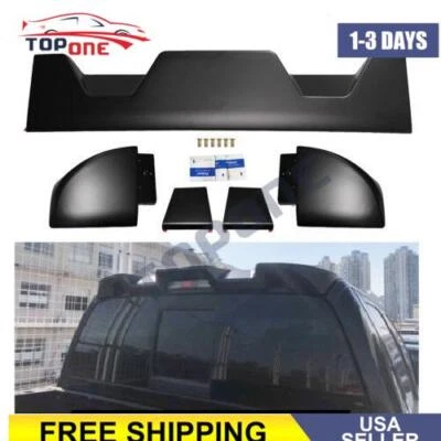 Truck Cab Spoiler Matte Black For 2011-2016 Ford F-250 F-350 F-450 Super Duty - Image 1 of 4