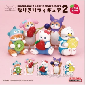 Kitan Club Mofusand × Sanrio Characters Cat Series 2 Capsule Toy - Picture 1 of 2