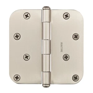 Baldwin Reserve 9BR7027-002 4" x 4" 5/8" Radius Hinge Satin Nickel Finish - Picture 1 of 1