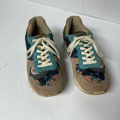 Inkkas Socorro Zapatos para Correr Cuero Marrón Tenis Atléticos Cactus Mujeres 8 Hombres 6 Foto 1 de 4