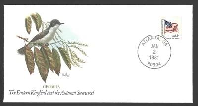 1978 US Postage - SCOTT 1618C - FT. McHENRY FLAG - COMMEMORATIVE COVER - Georgia - Image 1 of 2