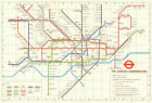 LONDON UNDERGROUND tube map plan. Jubilee line u/ construction. GARBUTT #2 1978