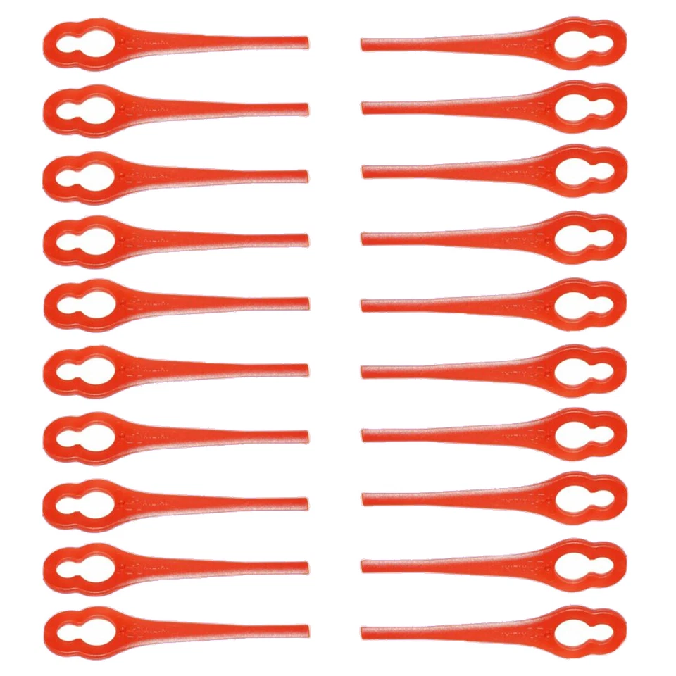 20 x Genuine ALM BQ026 Grass Strimmer Plastic Cutter Blades Fit Bosch ART 26 - Image 1 of 3