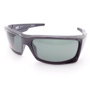 Spy Optics General Shiny Black Gray Green New Sunglasses Authentic - Picture 1 of 4