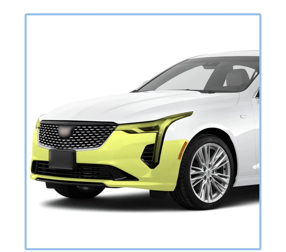 Kit de capa de filme PPF sutiã transparente compatível com Cadillac CT4 2020-2024 - Imagem 1 de 4