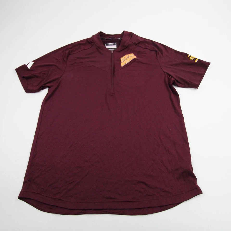Pullover Adidas Central Michigan Chippewas para hombre granate nuevo Foto 1 de 1