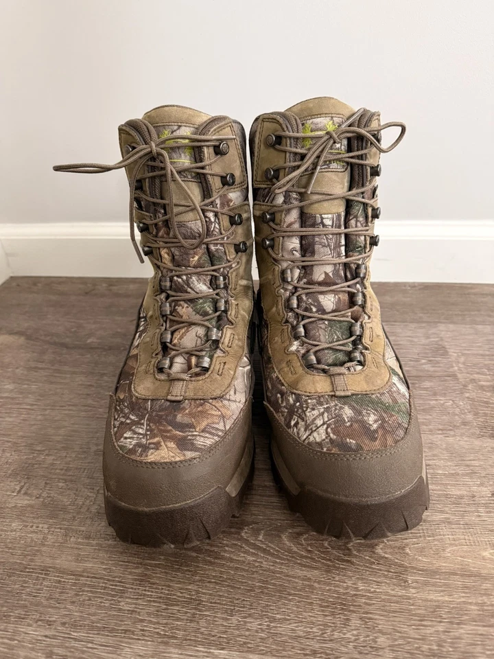 Under Armour Realtree Xtra Tine Primaloft 800 Insulated Camo Hunting Boots 9.5 - Image 1 of 4