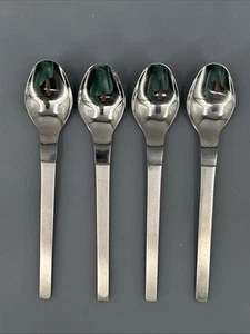 Lote de 4 Cucharas Dinamarca Danés Flair Demitasse Acero Inoxidable 18-8 5-5/16" Usadas - Imagen 1 de 24