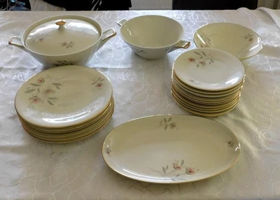 Edelstein Essservice  6 Personen crem  -TOP - aber ..... !!!! - Bild 1 von 4