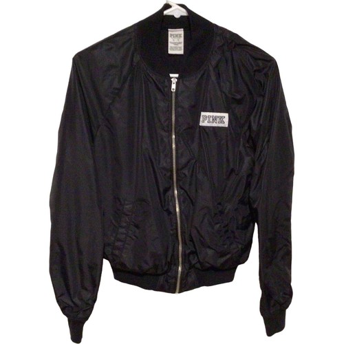 UNDERCOVER Giacca Bomber ROSA Victoria's Secret Nero con Grafica Bianca Taglia XS