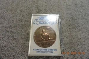 Nevada Comm Medallion State Museum Carson City 50th Annv. Gambling 1931-1981 - Picture 1 of 4