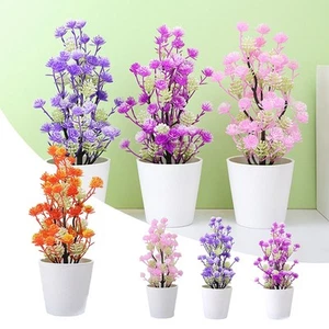 Dekorativer Kunst Bonsai Künstliche Pflanze Blumentopf für Zuhause und Büro - Picture 1 of 43