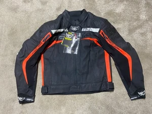 BERIK GPX Mens Leather Motorcycle Jacket Size UK 38" Chest (RRP £302) (H69) - Picture 1 of 24
