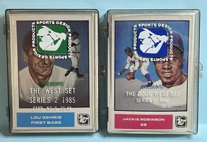 Juego completo de tarjetas coleccionables de béisbol The Doug West serie 1 y serie 2 - Imagen 1 de 1