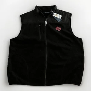 NWT Cutter & Buck CB Weather Vest Full Zip Size 2XL Oklahoma Sooners OU - Picture 1 of 9