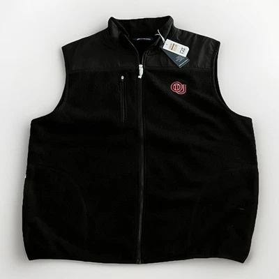 NWT Cutter & Buck CB Weather Vest Full Zip Size 2XL Oklahoma Sooners OU - Image 1 of 4