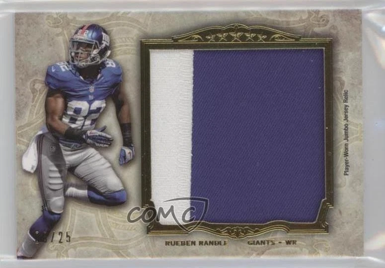 2012 Topps Five Star Jersey Relics Gold /25 Rueben Randle Rookie Jumbo Patch RC - Image 1 of 2