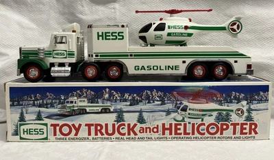 1995 Hess Toy Truck And Helicopter  - Image 1 of 4