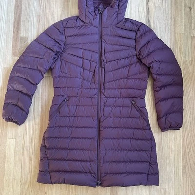 Lands End Down Parka Women’s Small Purple Long Packable Hooded Lavender - Image 1 of 4