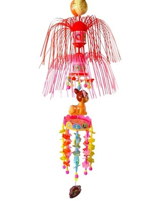 VTG Disney Bambi Baby Mobile Celluloid Japan In Box Rare Hanging Cradle Toy EUC - Изображение 1 из 4