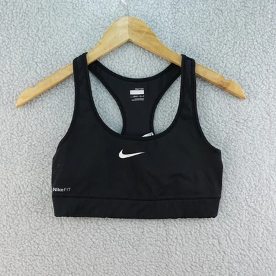 Sujetador deportivo Nike Pro para mujer M negro espalda deportiva Dri-FIT ropa deportiva gimnasio entrenamiento Foto 1 de 2