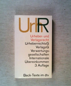 Urheber- und Verlagsrecht Hillig, Hans-Peter: - Bild 1 von 1