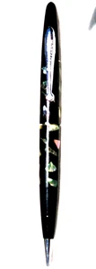 "SHEAFFER'S JR."Pearl Flakes in Black Background/Chrome Trim Working Mech Pencil - Picture 1 of 21