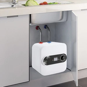 1.5KW Electric Mini-Tank Water Heater for RV Trailer Kitchen Under Sink Counter - Picture 1 of 19