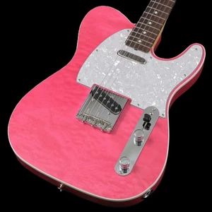 Fender FSR MIJ Traditional 60s Custom Telecaster Quilted Maple Pink - Picture 1 of 8