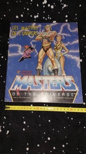 Musclor Masters Universe Vintage Panini Album MOTU + Poster popy gadget wars ken - Picture 1 of 21