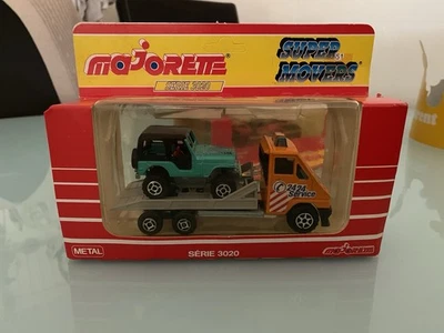 Jouet ancien Renault Master dépanneuse + Jeep Renegade Majorette 3025 - Photo 1/2