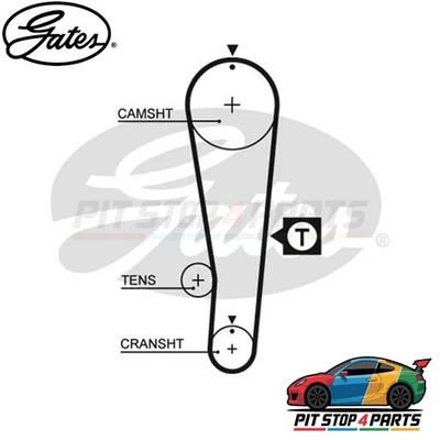 Juego de correas de distribución Gates K015393Xs para Suzuki Samurai 2000-2004 ADK87304 Foto 1 de 4