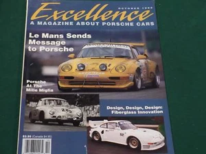 PORSCHE EXCELLENCE AT LeMANS OCTOBER 1994 MAGAZINE - Picture 1 of 1