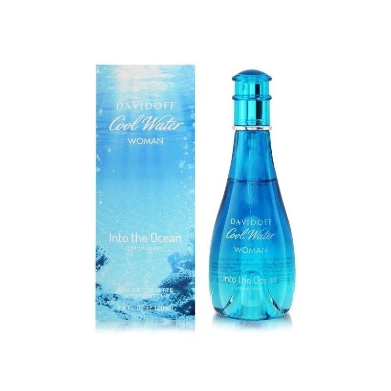 Davidoff Cool Water Into The Ocean 100ml EDT (L) SP Womens 100% Genuine (New) - image 1 of 1