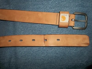 Carhartt WB5518-W Womens Medium Brown Belt Full Grain Leather Workwear Rugged - Picture 1 of 6