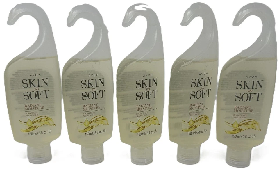 Avon 5-Pack Skin So Soft Radiant Moisture Shower Gel - Hooked Bottle, 5 fl oz - Image 1 of 1