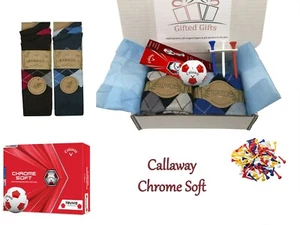 Golf Geschenksets Socken Bälle Geschenke Vatertag, Geburtstage chrom weich Gesellschaft's - Bild 1 von 10