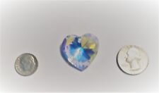 28mm Swarovski AB Aurora Borealis Heart Crystal Prisms Wholesale CCI
