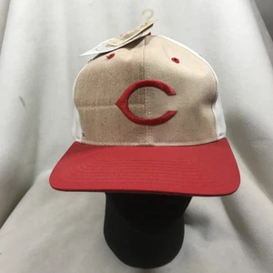Vtg Cincinnati Reds Twins Enterprise Snapback Hat New with Tag - Picture 1 of 4